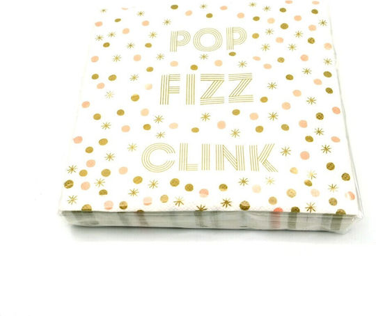blokker Set of Christmas Napkins Disposable L33xW33cm. 20pcs