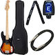 Harley Benton Електрическо бас китара PB-50 SB Vintage Series Bundle Sunburst