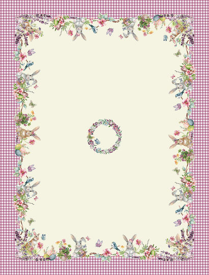 Vassiliadis Bros Fabric Easter Tablecloth 240x240x140cm