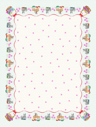 Vassiliadis Bros Easter Tablecloth Fabric 240x240x140pcs
