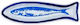 Easter Plate Blue 15.5x4x2cm
