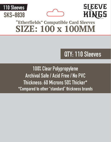 Sleeve Kings Compatible" Card Sleeves Standard Size 110τμχ