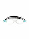 Mad Wave Adult Swimming Goggles with Anti-Glare Lenses Transparent