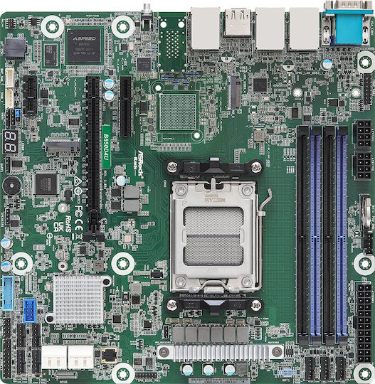 ASRock B650D4U B650E Motherboard Micro ATX με AMD AM5 Socket