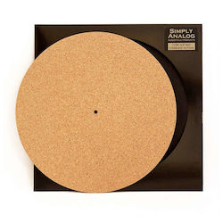 Simply Analog Slipmat από Φελλό Mat Standard Edition σε Καφέ Χρώμα