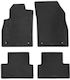 Rezaw Plast Set of Front and Rear Mats 4pcs Tray Type for Opel Astra Chevrolet Cruze 2008-2016 Black