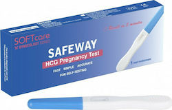Bournas Medicals Softcare Safeway HCG 1τμχ Τεστ Εγκυμοσύνης