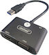 Andowl Q-HD322 Converter USB-A male to HDMI / VGA female 1pcs