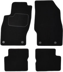 Custopol Set Front and Back 4pcs for Opel Corsa Honda e Black
