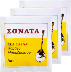 Sonata Extra No3 - Набор Струни За Бузуки 11 - 14