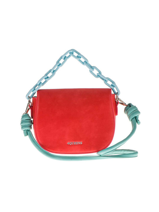 4queens Damen Tasche Schulter Orange