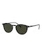 Oliver Peoples Unisex Sunglasses with Black Plastic Frame and Black Polarized Lens