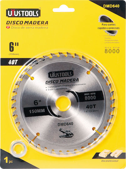 UYUS TOOLS Диск за рязане с 40 Зъба 150мм