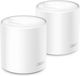 TP-LINK Deco X50 v2 WiFi Mesh Network Access Point Wi‑Fi 6 Dual Band (2.4 & 5GHz) σε Διπλό Kit