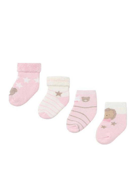 Mayoral Kids' Socks Pink 4 Pairs