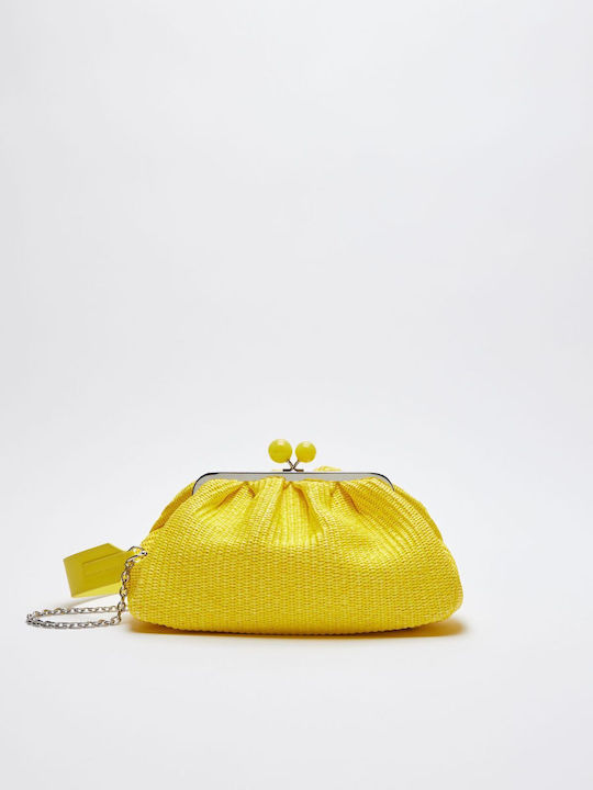 Damentasche Schultertasche Gelb
