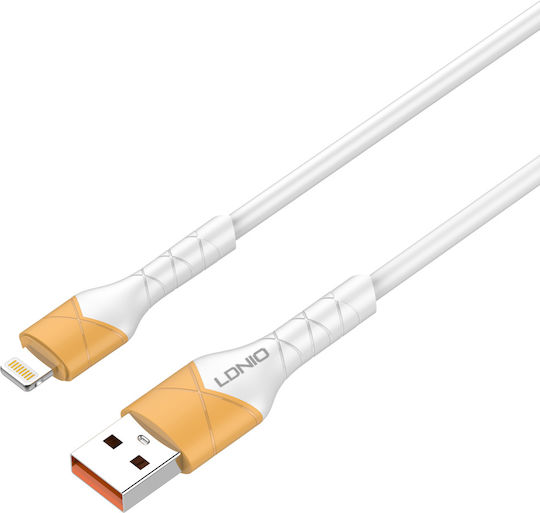 Ldnio LS802 USB-A to Lightning Cable 30W White 2m