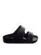Women's Flat Sandals in Black Color