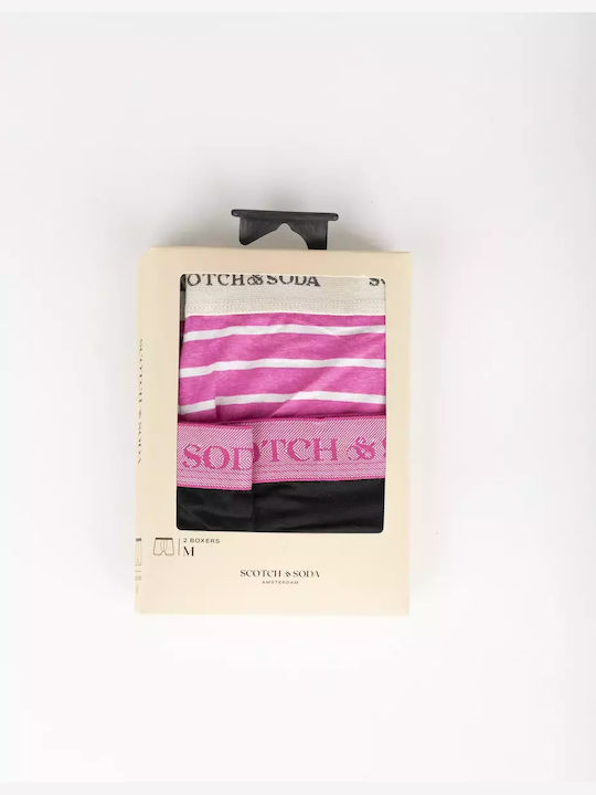 Ανδρικά Μποξεράκια Ροζ με Σχέδια 2Pack