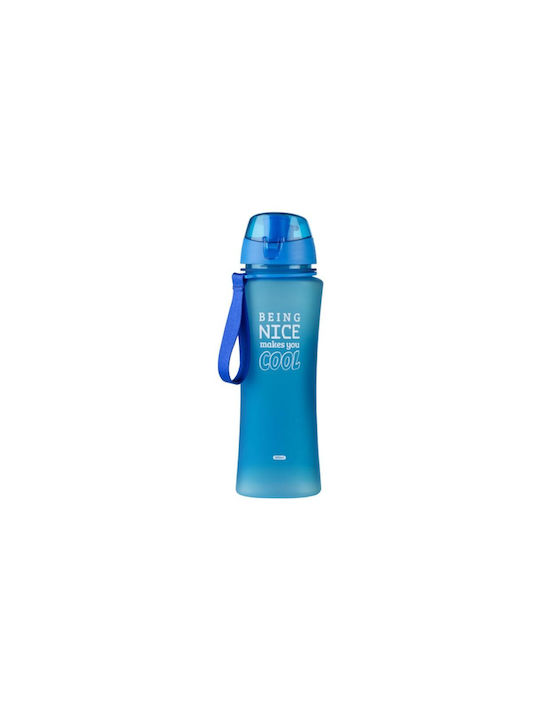 Plastic Water Bottle 650ml Blue