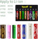 Vapcell Q8 Charger 8 Batteries Li-ion Size 18650/16340/14500