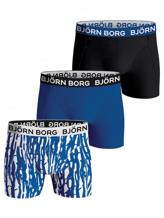 Herren Boxershorts Blau 3Packung