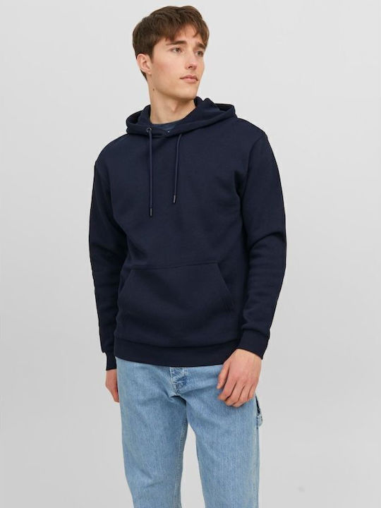 Jack & Jones Sweatshirt with Hood Navy Blue