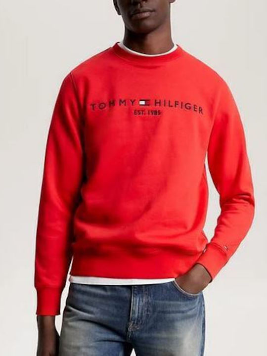 Tommy Hilfiger Ανδρικό Φούτερ Κόκκινο