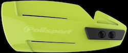 Polisport Motorcycle Protective Hand Guards in Yellow Colour