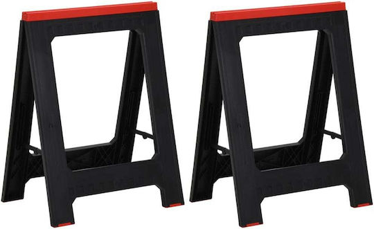 vidaXL Malerstaffelei Kunststoff mit Maximalgewicht 350kg 2Stück