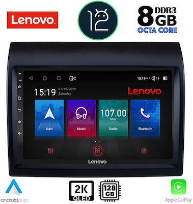 Lenovo Car-Audiosystem für Peugeot Boxer Fiat Ducato Citroen Pullover 2006-2021 (Bluetooth/USB/AUX/WiFi/GPS/Apple-Carplay) mit Touchscreen 9"