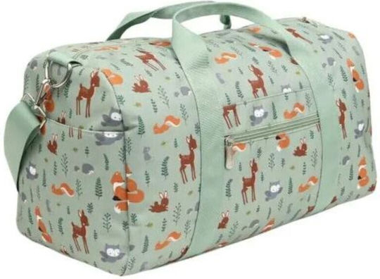 A Little Lovely Company Weekend Bag Σακ Βουαγιάζ 26lt Forest Friends Υφασμάτινο Μ46xΠ22.5xΥ25εκ.