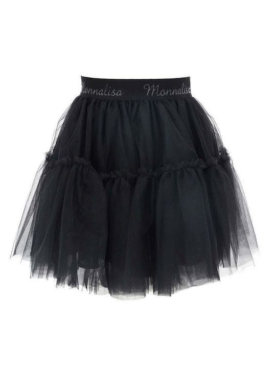 Kinder Tutu Rock aus Tüll Schwarz