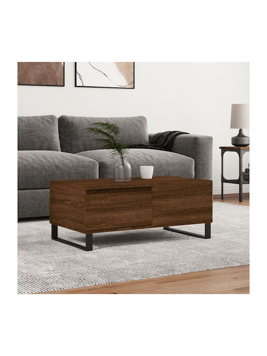 Rechteckig Couchtisch Braun L90xB50xH36.5cm