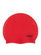 Fashy Silicone Adults Swimming Cap Red