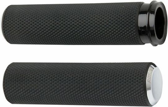 Arlen Ness Motorcycle Handlebars in Black color