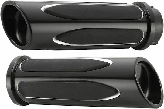 Arlen Ness Motorcycle Handlebars in Black color