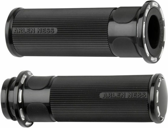 Arlen Ness Motorradlenkergriffe in Schwarz Farbe