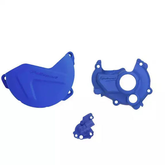 Polisport Протектор за капак на двигател на мотоциклет Yamaha YZ250F Син
