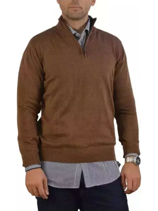 Gnious Long Sleeve Sweater Brown