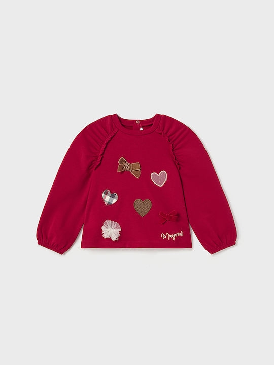 Mayoral Kids Sweater Long Sleeve Red