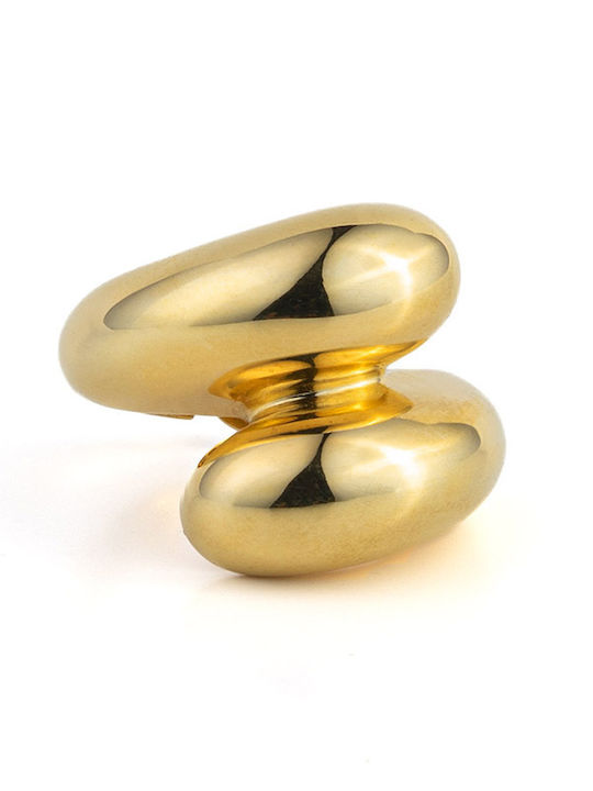 George Art Jewels Γυναικείο Δαχτυλίδι από Ασήμι Επιχρυσωμένο