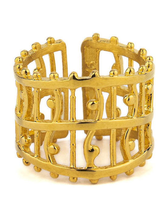 George Art Jewels Inel Pentru Femei Din Argint Placat Cu Aur George Art Jewels Inel Pentru Femei Din Argint Placat Cu Aur