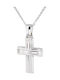 Papadopoulos Gold Damen Weißgold Kreuz 14K