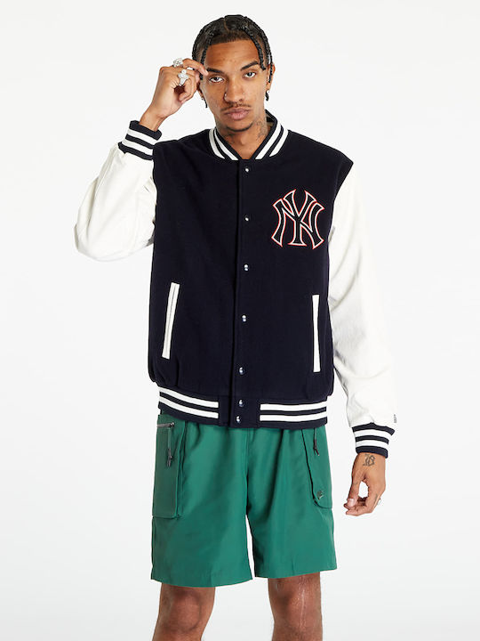 New Era York Yankees Mlb Men s Winter Jacket Navy Blue 60416308