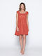 Luna Lurex Ivy Feminin Scurt Rochie de Plajă Roz