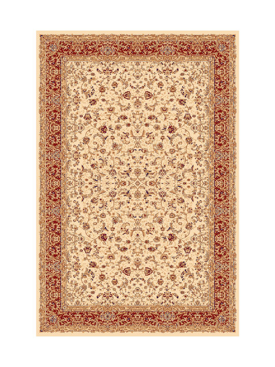 Isexan Classic 1915 Teppich Rechteckig Synthetisch,Polyester/Cotton/Leather Beige