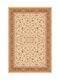 Isexan Classic 1915 Teppich Rechteckig Synthetisch,Polyester/Cotton/Leather Beige