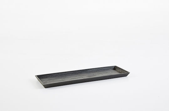 Ecopots Πιάτο Γλάστρας Πλαστικό Μαύρο 57.5x19.5εκ. 74.013.55A