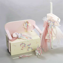 Katsigiannis Baptism Set with Theme Unicorn 64pcs